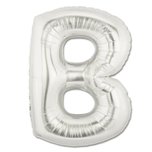 The Magic Balloons Store-16" Silver A foil Balloon Alphabets