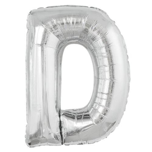The Magic Balloons Store-16" Silver A foil Balloon Alphabets
