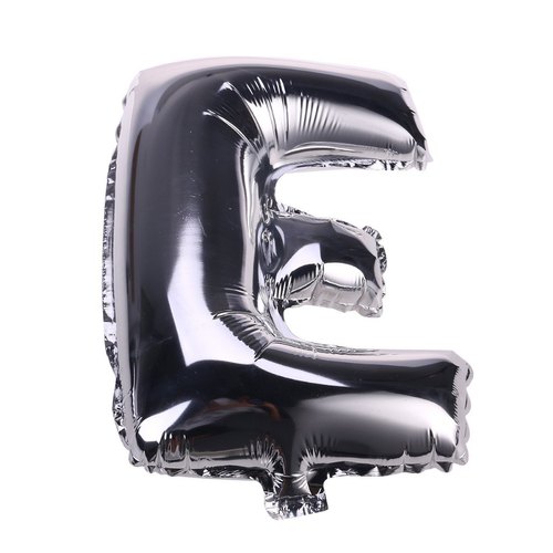 The Magic Balloons Store-16" Silver A foil Balloon Alphabets