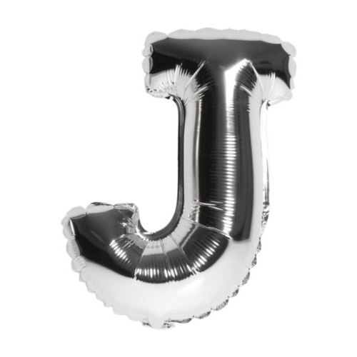 The Magic Balloons Store-16" Silver A foil Balloon Alphabets