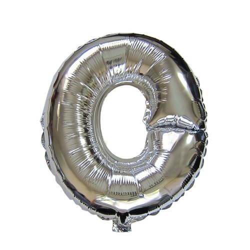 The Magic Balloons Store-16" Silver A foil Balloon Alphabets