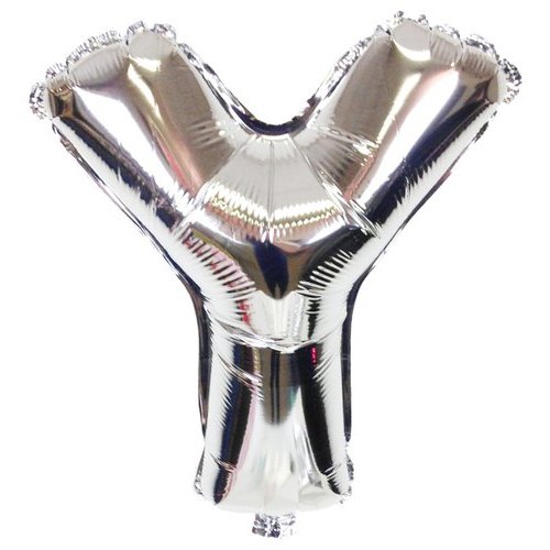 The Magic Balloons Store-16" Silver A foil Balloon Alphabets