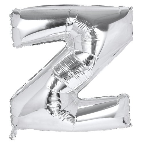 The Magic Balloons Store-16" Silver A foil Balloon Alphabets