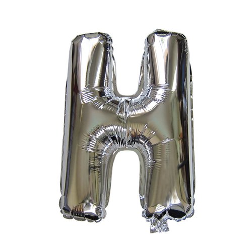 The Magic Balloons Store-16" Silver A foil Balloon Alphabets