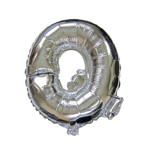 The Magic Balloons Store-16" Silver A foil Balloon Alphabets