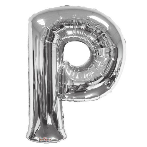 The Magic Balloons Store-16" Silver A foil Balloon Alphabets