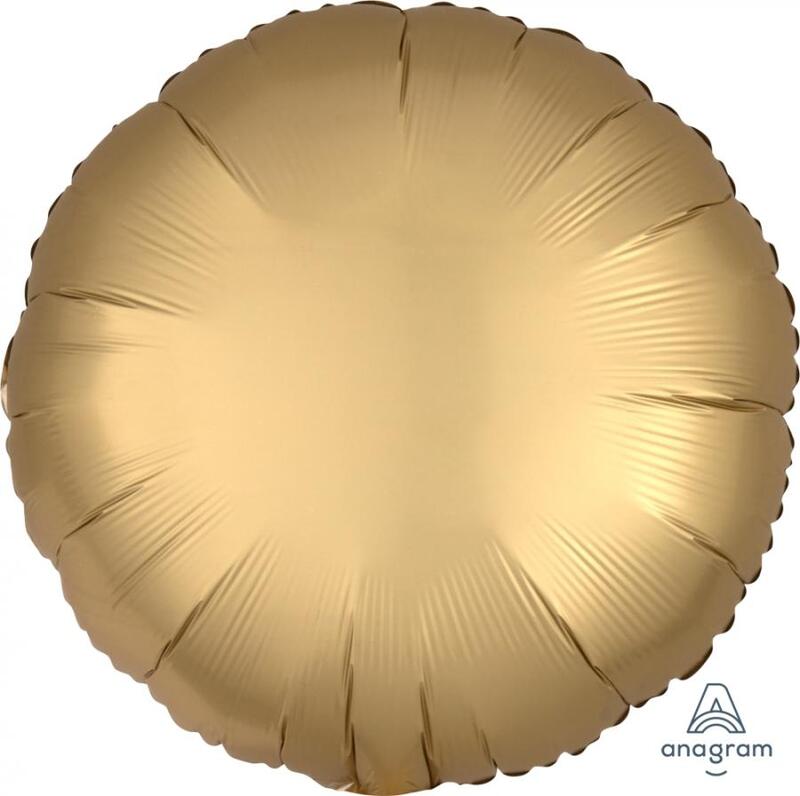 Anagram 18″ Matte Gold Circle Foil Balloon (pack of 1) Anagram 18″ Matte Gold Circle Foil Balloon (pack of 1)