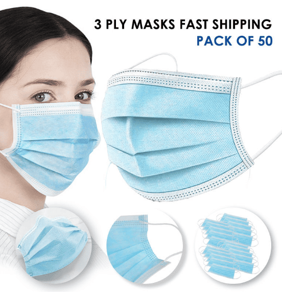 Three Layer 3-Ply Surgical Mask