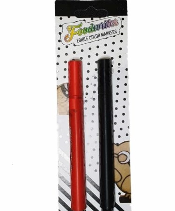Edible marker red and black Edible marker red and black