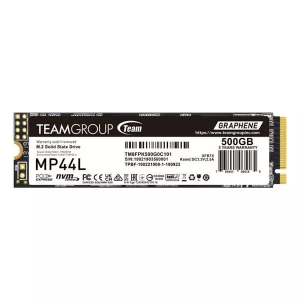 TeamGroup MP44L SLC Cache NVMe 1.4 PCIe Gen 4x4 M.2 2280 Laptop&Desktop SSD TeamGroup MP44L SLC Cache NVMe 1.4 PCIe Gen 4x4 M.2 2280 Laptop&Desktop SSD