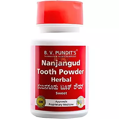 B. V. Pundit's Nanjanagud Herbal Tooth Powder B. V. Pundit's Nanjanagud Herbal Tooth Powder