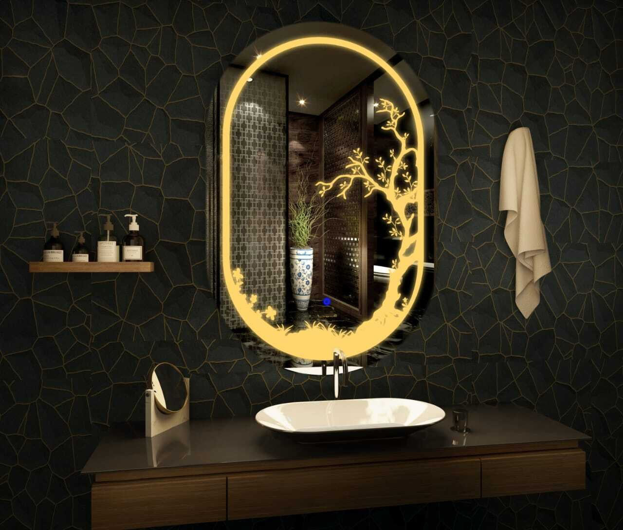 LED Touch Sensor Mirror for bathroom 006