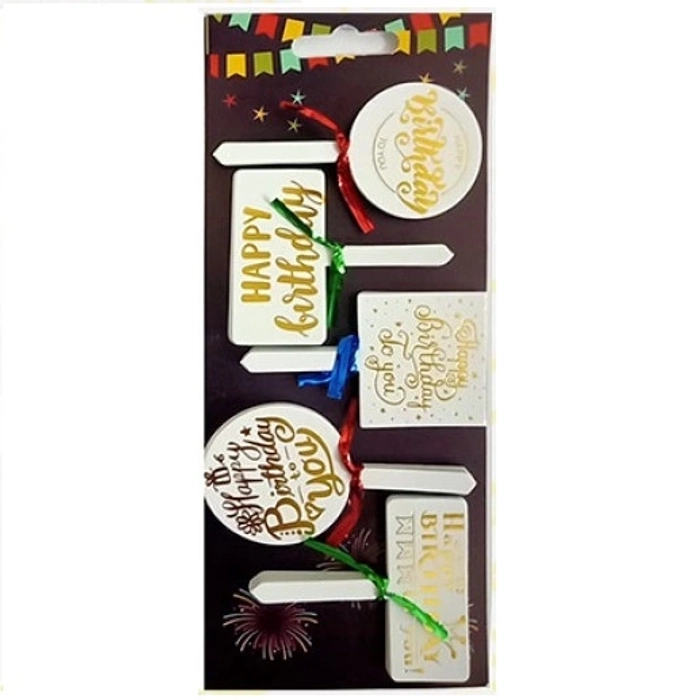 Happy Birthday 50pc tags