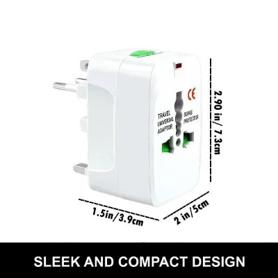 Travel Universal Adapter | with LED & Child Safety Shutter-Universal Socket Travel Universal Adapter | with LED & Child Safety Shutter-Universal Socket
