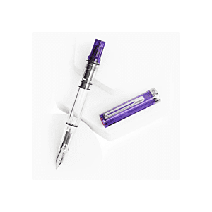 TWSBI Eco Transparent Purple Broad Nib Fountain Pen TWSBI Eco Transparent Purple Broad Nib Fountain Pen