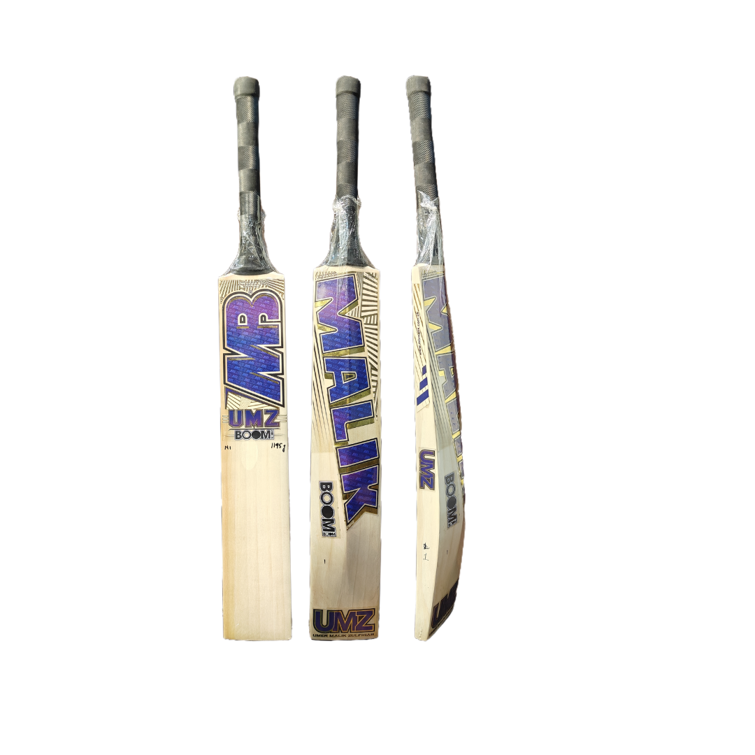 MB MALIK UMZ BOOM ENGLISH WILLOW BAT | 4 Square Sports