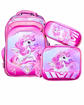 3D Disney print Cinnamoroll Three Piece Set Schoolbag Large Capacity Melody Lightweight Waterproof Schoolbag Lunch Bag Pencil Case 3 in set 3D Disney print Cinnamoroll Three Piece Set Schoolbag Large Capacity Melody Lightweight Waterproof Schoolbag Lunch Bag Pencil Case 3 in set