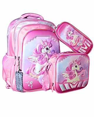 3D Disney print Cinnamoroll Three Piece Set Schoolbag Large Capacity Melody Lightweight Waterproof Schoolbag Lunch Bag Pencil Case 3 in set 3D Disney print Cinnamoroll Three Piece Set Schoolbag Large Capacity Melody Lightweight Waterproof Schoolbag Lunch Bag Pencil Case 3 in set