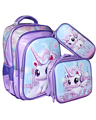 3D Anime print Cinnamoroll Three Piece Set Schoolbag Large Capacity Melody Lightweight Waterproof Schoolbag Lunch Bag Pencil Case 3 in set 3D Anime print Cinnamoroll Three Piece Set Schoolbag Large Capacity Melody Lightweight Waterproof Schoolbag Lunch Bag Pencil Case 3 in set