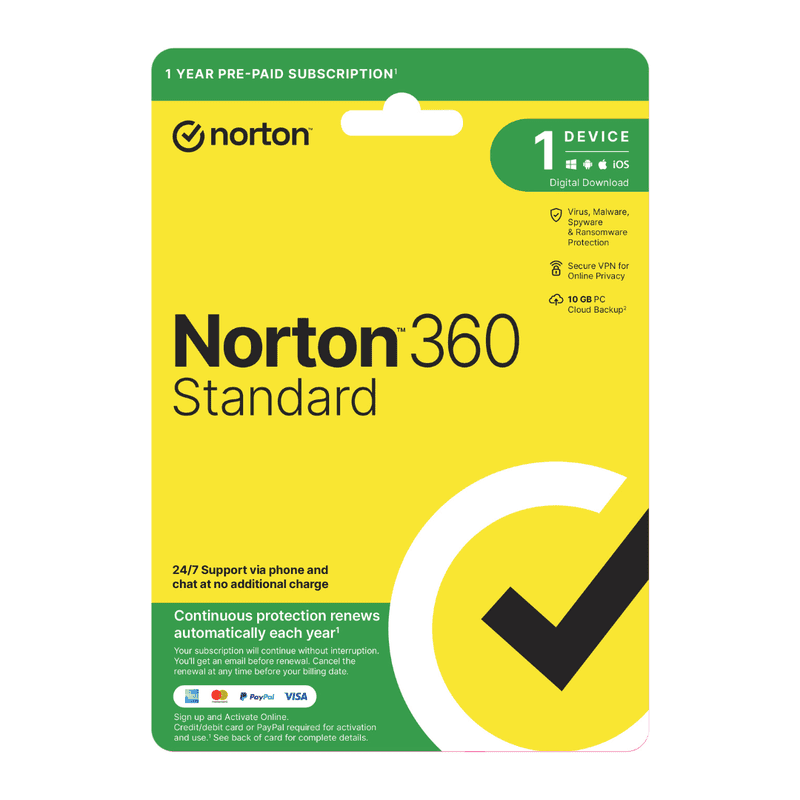 Norton360 Standard - (1 device) ESD Norton360 Standard - (1 device) ESD