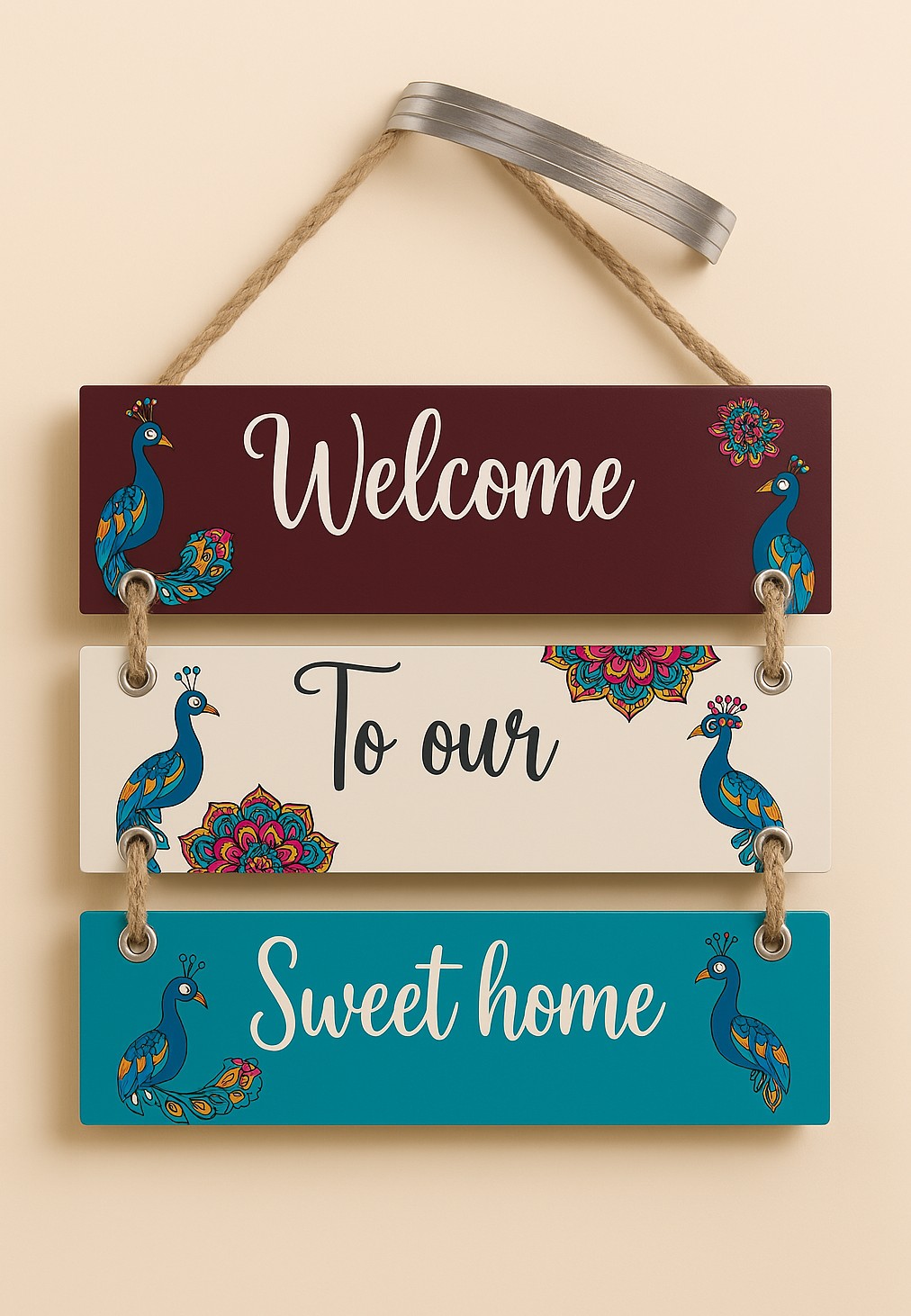 Welcome Board MDF Home Decor