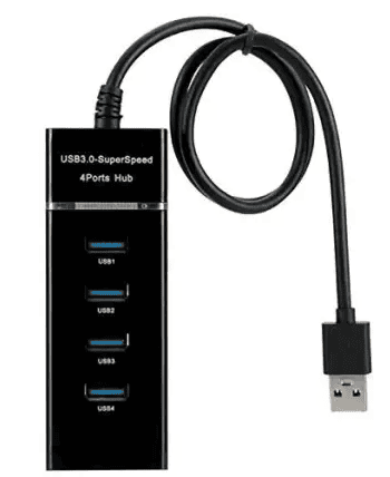 3.0 4-Port USB Hub (Black) 3.0 4-Port USB Hub (Black)