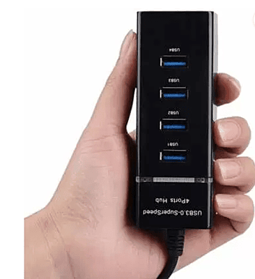 3.0 4-Port USB Hub (Black) 3.0 4-Port USB Hub (Black)