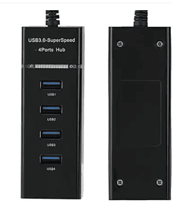 3.0 4-Port USB Hub (Black) 3.0 4-Port USB Hub (Black)