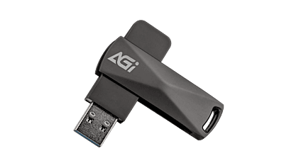 AGI Metal Slim Flash Drive UE138-256 GB-DarkSlateGray
