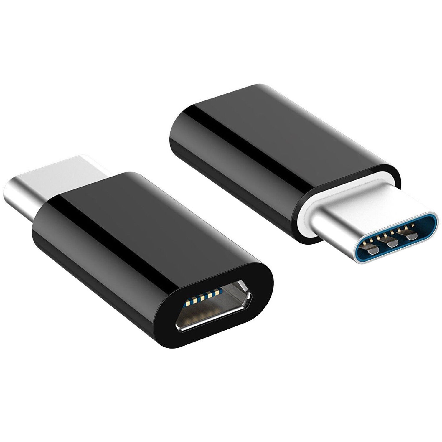 Micro USB-B (Female) to USB Type C (Male) Converter Adapter for Raspberry Pi 4