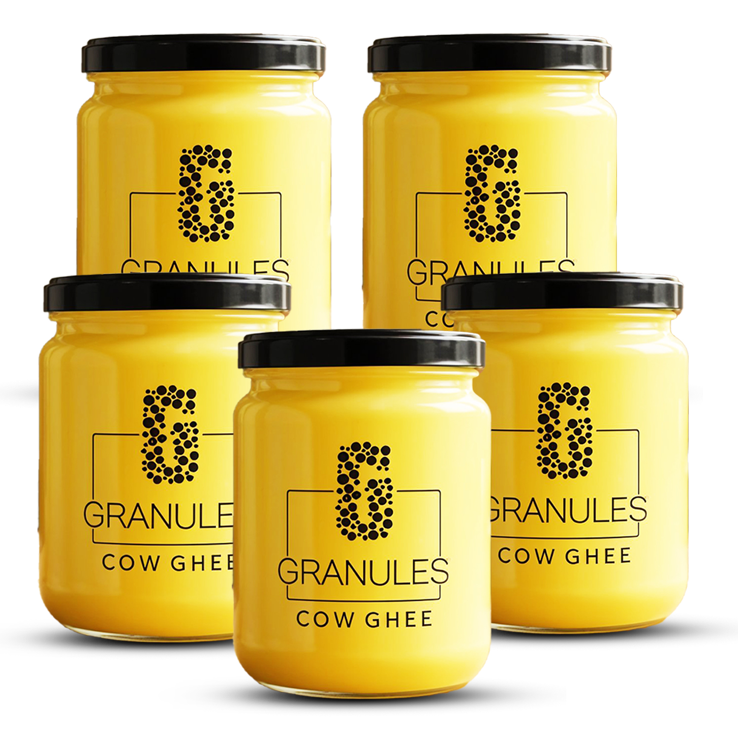 Pure Cow Ghee 500ml Pack of 5