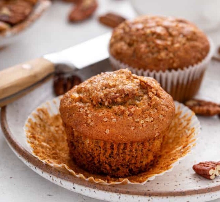 vanilla with nuts muffins