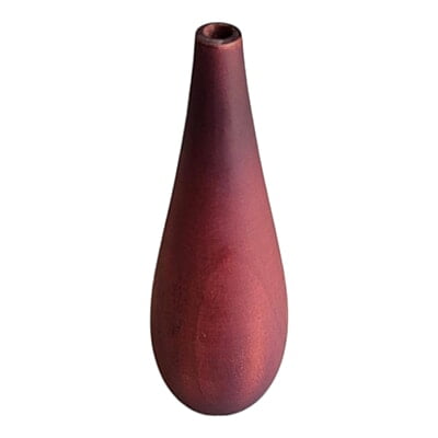 Flower Vase Teardrop Wooden Red Flower Vase Teardrop Wooden Red