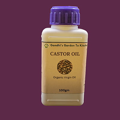 100gms Pure Castor Oil | Hair Growth, Nourishment, Hair Fall Control 100gms Pure Castor Oil | Hair Growth, Nourishment, Hair Fall Control