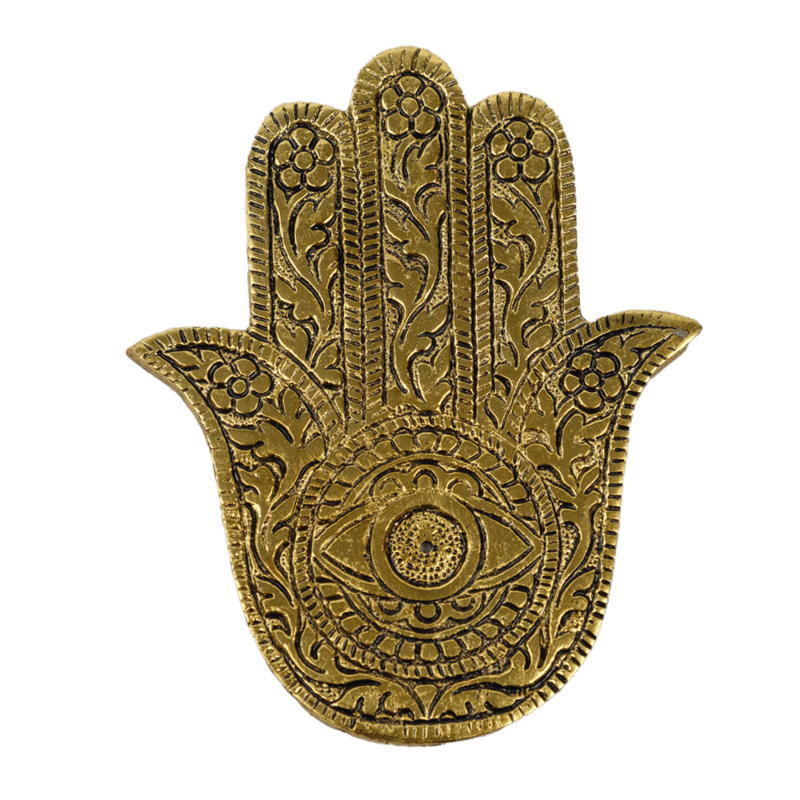 Incense Stick Holder Hand Shape Gold