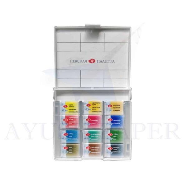 White nights watercolor 12 full pans 2.5 ML White nights watercolor 12 full pans 2.5 ML