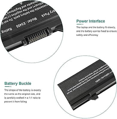 Laptop Battery Compatible for Dell Latitude E5410 E5500 E5400 E5510 Series, fits P/N KM742 WU841 T749D Laptop Battery