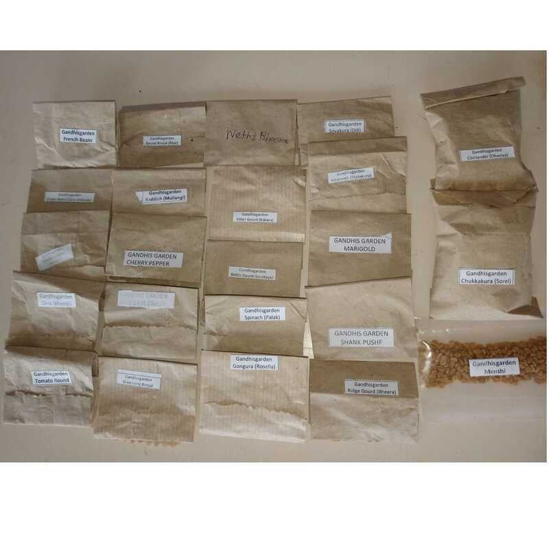 23 types of seeds for small gardens in combo pack