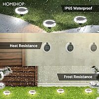 Popcorn 2 In 1 Model Solar Garden Light Waterproof Disc Lamp for Outdoor, Home,Garden