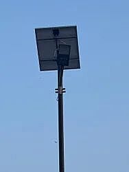 Semi Cobra Model A  Street Light With Panel Kobra