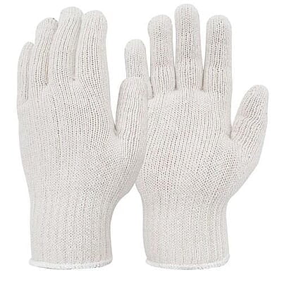 cotton knitted gloves