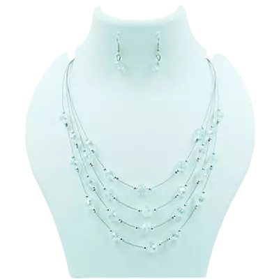 4-Layer Chain & Earring Set 4-Layer Chain & Earring Set