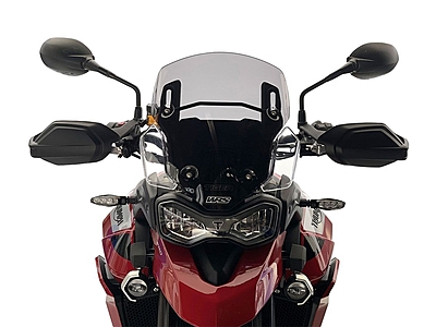 WRS Race High Dark Smoked Sport Windscreen for TRIUMPH TIGER 850 / 900 / GT / PRO 2020-2024