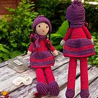 Crochet Winter Large Doll