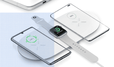 Wireless 3-in-1 Charging Mat ,Compatible with iPhoneX/iPhone8 Plus/iPhone8 Samsung Phone: Note8/S8 Plus/S8/S7 And Apple Watches (White) Wireless 3-in-1 Charging Mat ,Compatible with iPhoneX/iPhone8 Plus/iPhone8 Samsung Phone: Note8/S8 Plus/S8/S7 And Apple Watches (White)