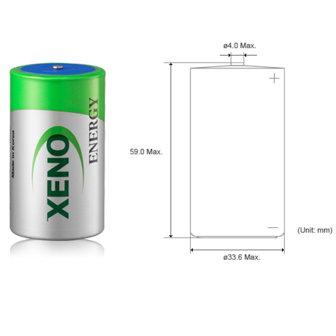 Xenon XL-205F 3.6V (D size) battery