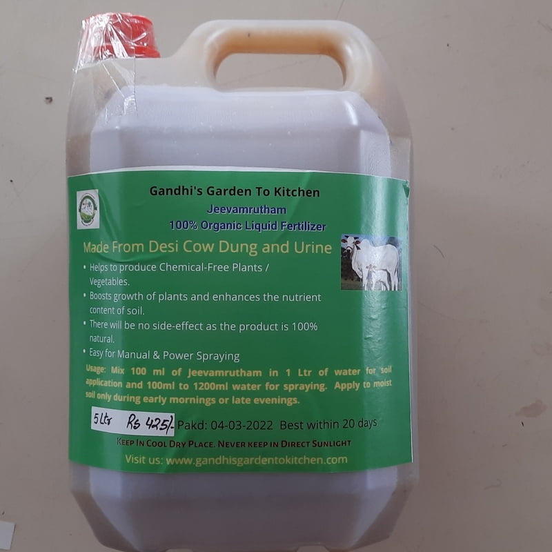 5 Lit Jeevamrutam Liquid 5 Lit Jeevamrutam Liquid