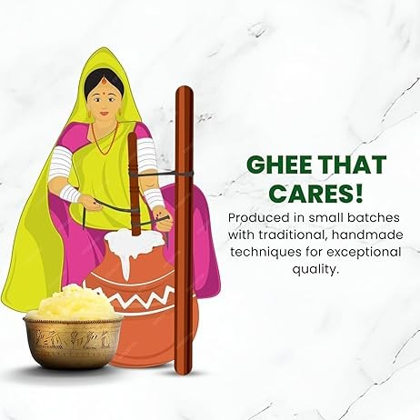 GRANULES Pure Cow Ghee 500ml | Natural Desi Ghee | Premium Cow Ghee | Organic Pure Ghee | Traditional Method | Authentic Ghee for Cooking GRANULES Pure Cow Ghee 500ml | Natural Desi Ghee | Premium Cow Ghee | Organic Pure Ghee | Traditional Method | Authentic Ghee for Cooking