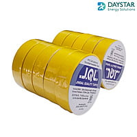 Jindal Quality Tape PVC Electrical Insulation Tape-Colored Pack of 10 Pieces (Yellow, 10) Jindal Quality Tape PVC Electrical Insulation Tape-Colored Pack of 10 Pieces (Yellow, 10)
