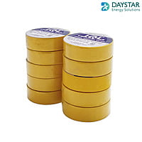 Jindal Quality Tape PVC Electrical Insulation Tape-Colored Pack of 10 Pieces (Yellow, 10) Jindal Quality Tape PVC Electrical Insulation Tape-Colored Pack of 10 Pieces (Yellow, 10)